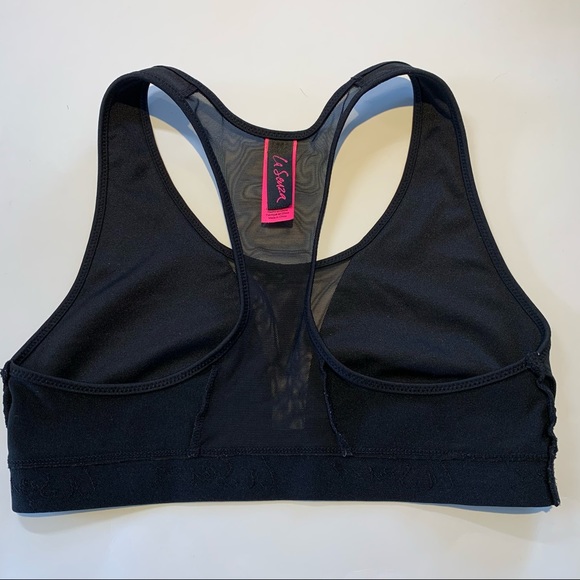 small La Senza black sports bra mesh detail - Picture 8 of 8